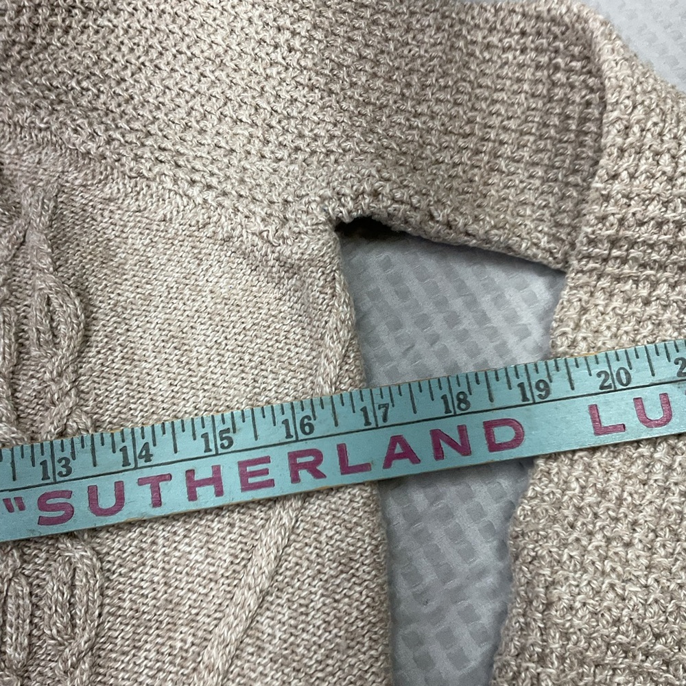 Ruby Moon Beige Cable Knit Midi Dress - Picture 4 of 5